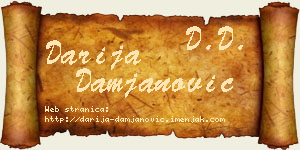 Darija Damjanović vizit kartica